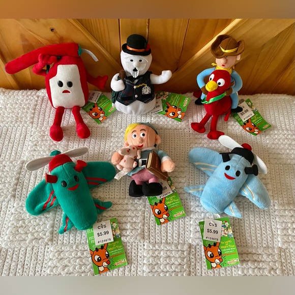 Stuffins Other - Vintage 1999 CVS Rudolph and the Island Of Misfit Toys Stuffins Plush Ornaments